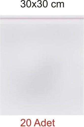 Kendinden Yapışkanlı (Bantlı) Şeffaf Jelatin Torba 30x30 cm 20 Adet