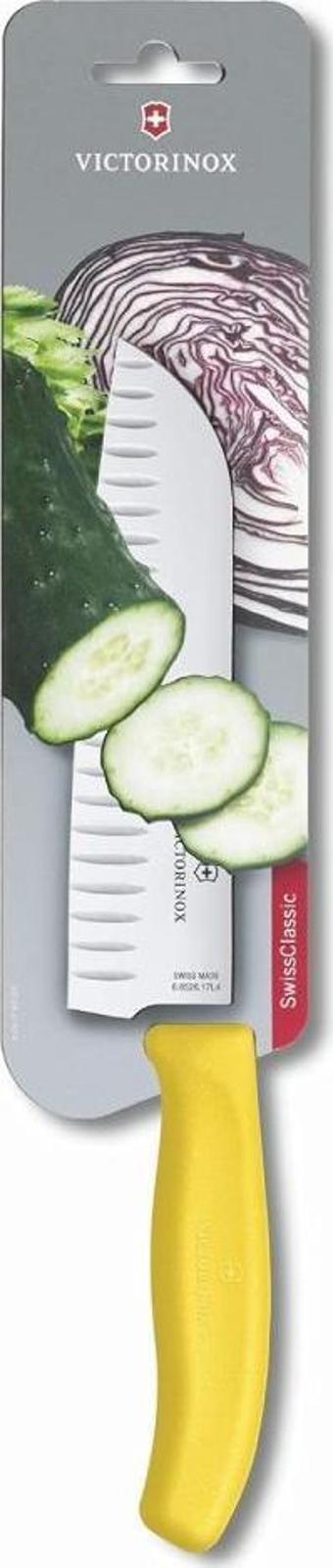 Victorinox Swiss Classic 17 cm Santoku Bıçağı Sarı 6.8526.17L8B