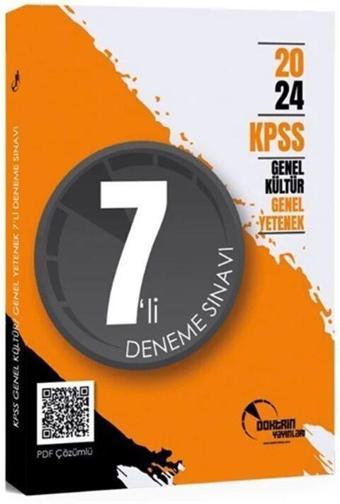 2024 KPSS Genel Yetenek Genel Kültür 7 Deneme Doktrin Yayınları - Doktrin Yayınları