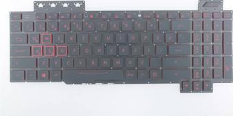 Asus ile Uyumlu FX705GD Klavye Backlit LED