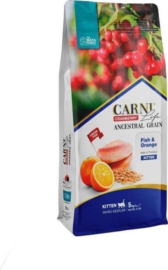 Carnı Life Balıklı ve Portakallı Kedi Maması 5 KG