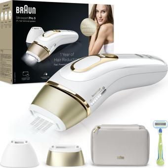 Braun Ipl Silk·Expert Pro 5, Evde Tüy Alma, Çanta, Venus Tıraş Makinesi, 2 Başlık İle, Pl5152