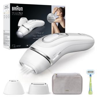 Braun Ipl Silk·Expert Pro 3, Evde Tüy Alma, Çanta, Venus Tıraş Makinesi, 2 Başlık İle, Pl3132