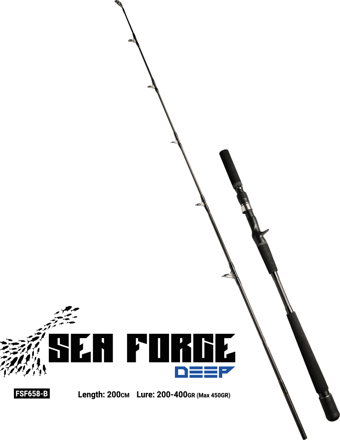 Fujin SeaForce 200cm 200-400gr Tekne-Bot Kamışı