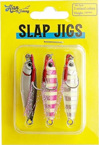 HanFish Slap Jigs Mix 7gr LRF Jig Yem