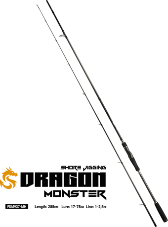 Fujin Dragon Monster 285cm 17-75gr Spin Kamışı