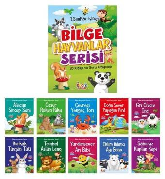 1. Sınıflar İçin Bilge Hayvanlar Serisi Seti - 10 Kitap Takım - Kolektif  - Bıcırık Yayınları