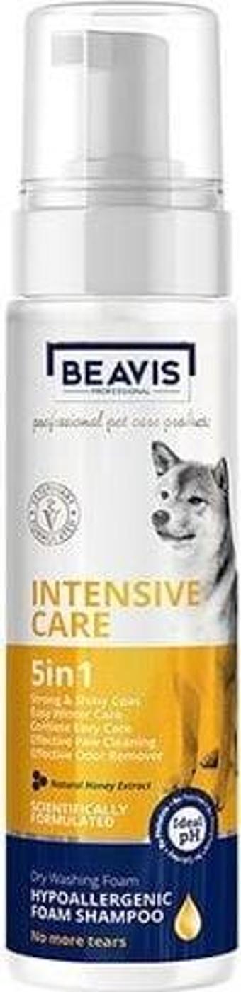 Beavis İntensive Care 5 in 1 Foam Natural Bal Özlü Köpekler için Köpük Şampuan 200 Ml