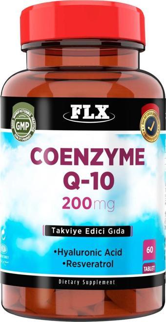 Coenzyme Q-10 200 Mg Hyaluronik Asit Resveratrol 60 Tablet