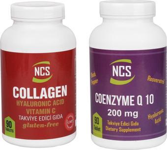 NCS COLLAGEN 1000 MG 90 TABLET COENZYME Q-10 200 MG 90 TABLET 2 ÜRÜN BİRDEN