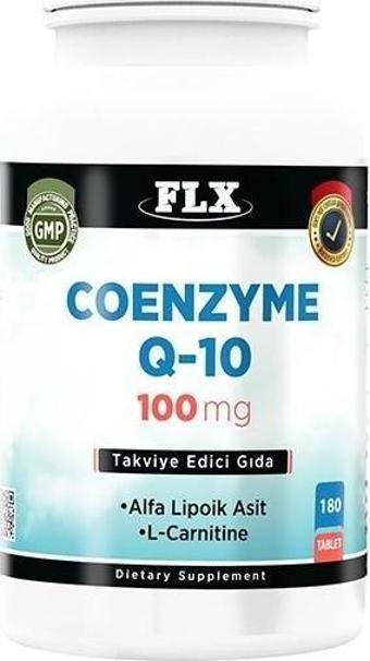 Flx Koenzim Alfa Lipoik L-Karnitine Coenzyme Q10 180 Tablet