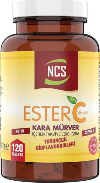 Ncs Ester C Vitamini Kara Mürver 120 Tablet