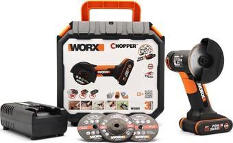 WORX WX801 20Volt 2.0Ah. Li-ion Profesyonel Şarjlı Mini Multi Taşlama