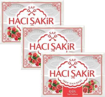 Hacı Şakir Gül Kalıp Sabun 4x150GR X 3 Adet