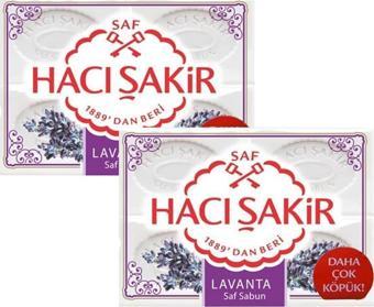 Hacı Şakir Lavanta Kalıp Sabun 4x150GR X 2 Adet