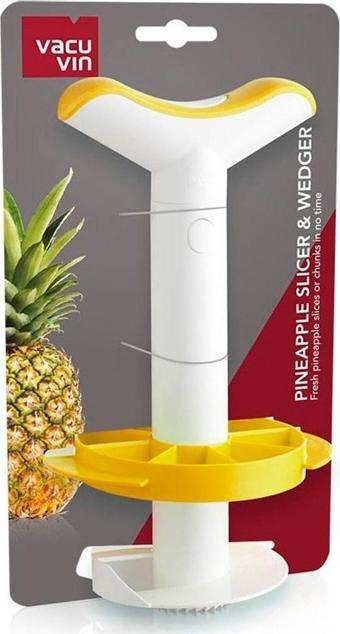 Vacu Vin 4863260 Ananas Dilimleyici Sarı Beyaz