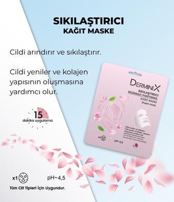 Derminix Sıkılaştırıcı Kağıt Maske Rezene ve D-Panthenol