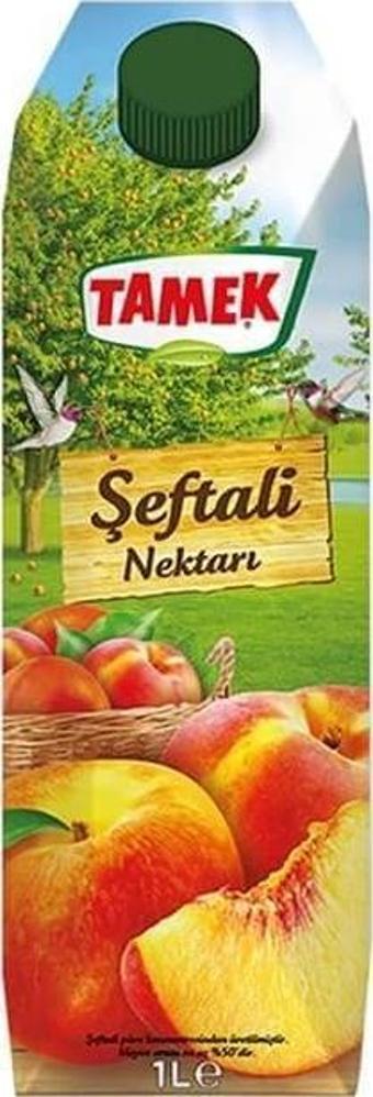 Tamek Şeftali Nektarı 1 Lt.