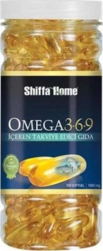 Shiffa Home Omega 3 6 9 Balık Yağı 1000 mg 100 Softjel Kapsül