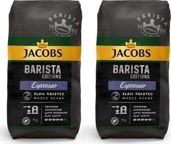 Jacobs Barista Editions Çekirdek Kahve Espresso %100 Arabica  ( 1 kg x 2)