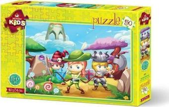 Art Kids 4501 Üç Küçük Kahraman 34x48 cm 50 Parça Puzzle