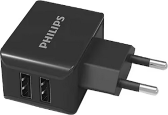 Philips DLP2502/78 2 USB Çıkışlı Duvar Şarj Cihazı