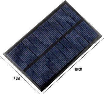 Güneş Paneli Mini Enerji Paneli Solar 5v  (100x70mm)