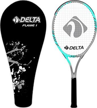 Flame 27 İnç Tek Parça Üretim L1 Grip Kort Maç Tenis Raketi + Deluxe Kort Tenis Çantası