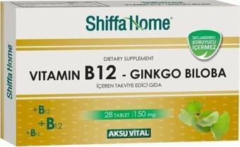 Aksu Vital Shiffa Home Bitkisel Vitamin B12-gingko Biloba Tablet