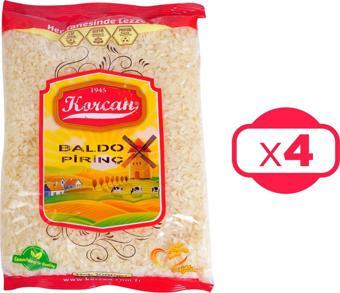 Korcan Baldo Pirinç 1000 gr x 4 Adet