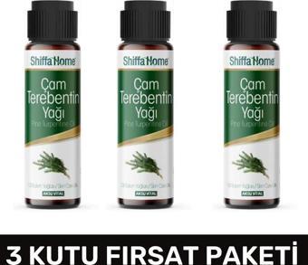 Shiffa Home Çam Terebentin Yağı 50 ml - 3'Lü Set