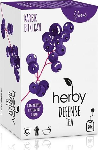 Herby Defense Tea Kara Mürver 20'Li Bitki Çayı