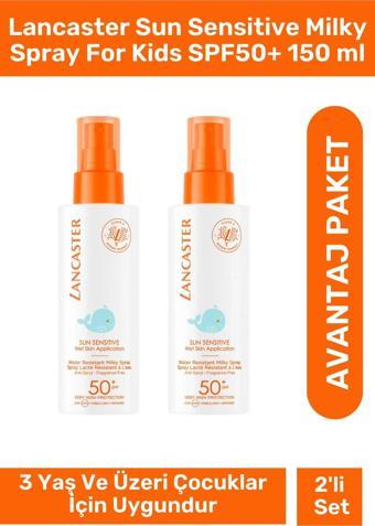 Sun Sensitive Milky Spray For Kids Spf50+ 150 ml - 2 Adet