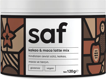 Saf Nutrition Kakao & Maca Latte Mix 120 gr