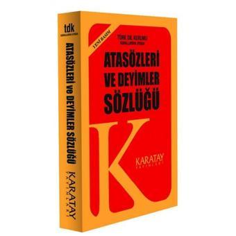 Sözlük Atasözleri Ve Deyimler 1.Hamur Plastik Kapak Sarı Karatay Yayınevi - Karatay Akademi