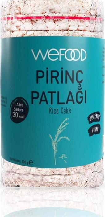 Wefood grlutensiz Pirinç Patlağı 100 gr