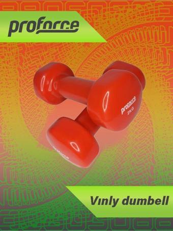 Proforce Vdb Dışı Vinil Kaplı Içi Çelik Döküm Ağırlık Dambıl 2 Kg -tek Adet VDB2