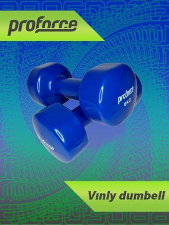 Proforce Vdb Dışı Vinil Kaplı Içi Çelik Döküm Ağırlık Dambıl 6 Kg -tek Adet VDB6