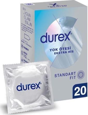 Durex Yok Ötesi Ekstra His 20'li İnce Prezervatif Avantaj Paketi