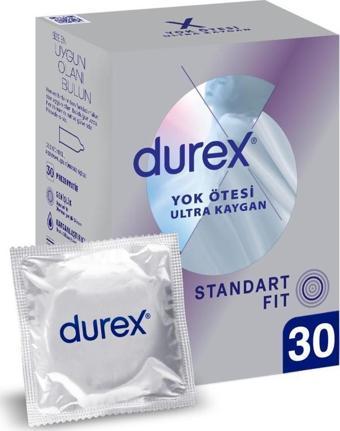 Durex Yok Ötesi Ultra Kaygan 30'lu Prezervatif