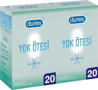 Durex Yok Ötesi Slim Fit 40lı