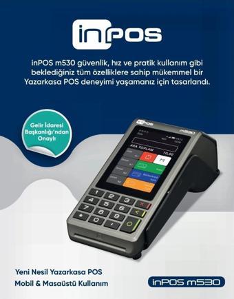 M530 4G Yeni Nesil Temassız Qr Karekod Ödeme Özellikli Yazar Kasa Pos