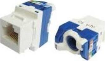 Apronx APX-UTP180 CAT6 180° UTP Keystone Jack 10 lu Paket Legrand Type