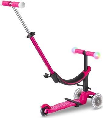 Micro Mini2Grow Deluxe Magic 3 Tekerlekli Scooter LED Pink