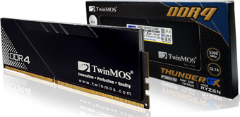 TwinMOS TMD416GB3200D16BKGX, 16GB, DDR4, 3200MHz, 1.2V, ThunderGX, Desktop Ram (Soğutuculu)