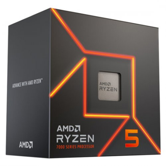 AMD RYZEN 5 7600 6 Core, 3,80-5,10GHz, 38Mb Cache, 65W,  AM5 Soket, BOX (Kutulu) (Grafik Kart VAR, Fan VAR)