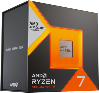 AMD RYZEN 7 7800X3D 8 Core, 4,20-5.00GHz, 104Mb Cache, 120W,  AM5 Soket, BOX (Kutulu) (Grafik Kart YOK, Fan YOK)