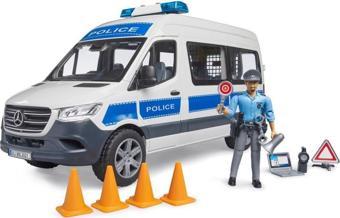 Bruder MB Sprinter Polis Minibüsü, Sürücüsü ve Aksesuarları BR02683