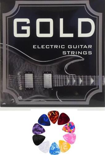 Anatolia Gold Elektro Gitar Tel Seti + 1 Adet Pena