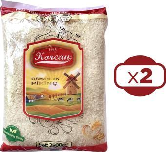 Korcan Osmancık Pirinç 2500 gr 2 li